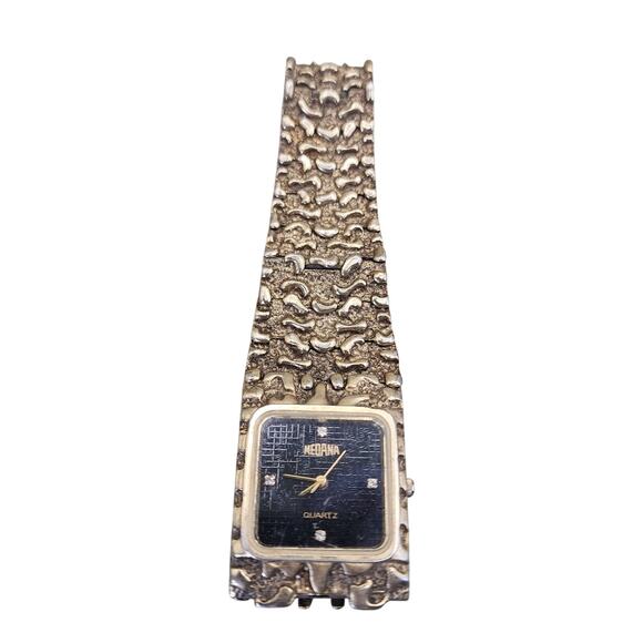 Medana quartz watch Vintage Gold Nugget style Japan Quartz - Picture 1 of 8
